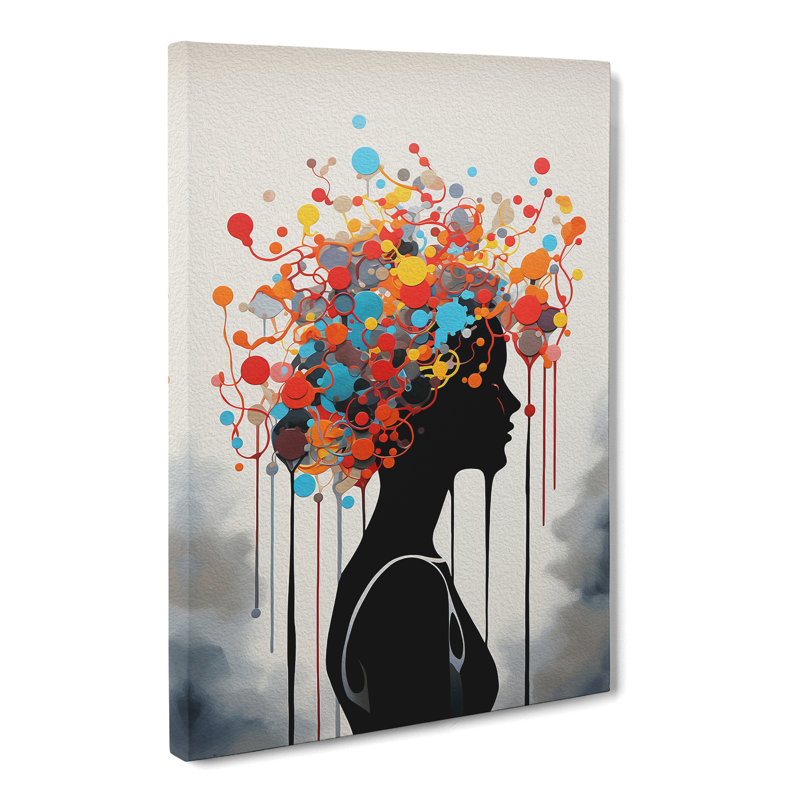 Woman Neo-Plasticism - No Frame Print, 50cm H x 35cm W x 3cm D