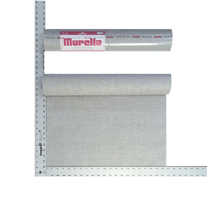 Papier peint texturé non tissé gris