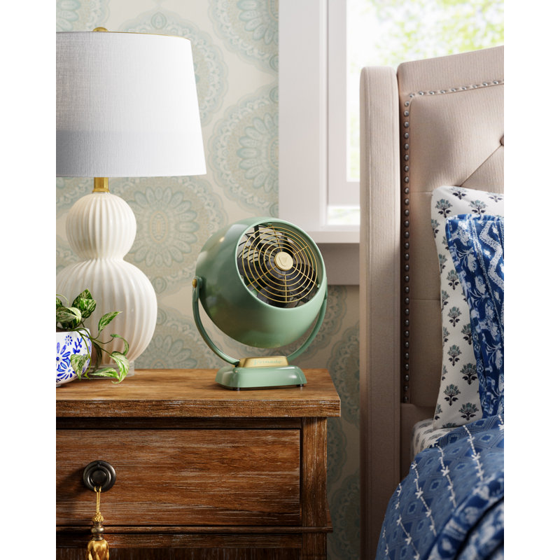 Timeless VFAN JR. Vintage Air Circulator Fan, Green