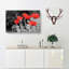 Poppy Field In Abstract - Wrapped Canvas-55323346