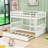 Full Over Full Wood Bunk Bed With Twin Trundle, Ladder And Guardrails-398305661