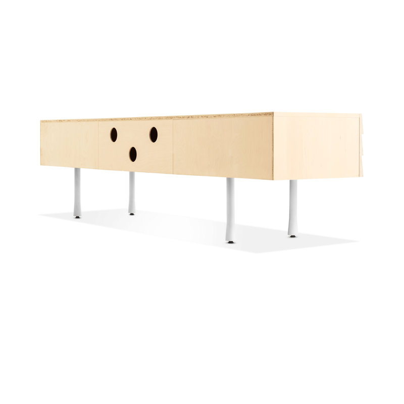 Lap 2 - Drawer Dresser, White/Whitewashed Maple