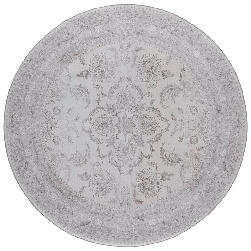 Tapis oriental lavable à la machine Tucson 219 Performance, Rond 6 pi