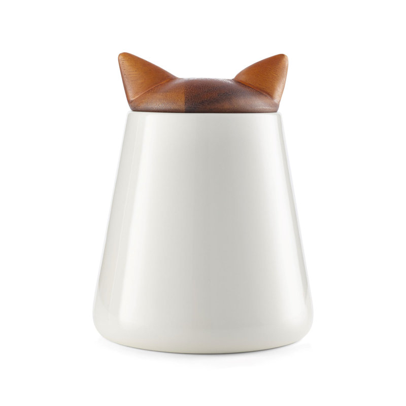 Pet Nambe Cat Treat Jar