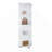 Glass Display Cabinet  Shelves With Door, Floor Standing Curio Bookshelf   Bedroom Office,