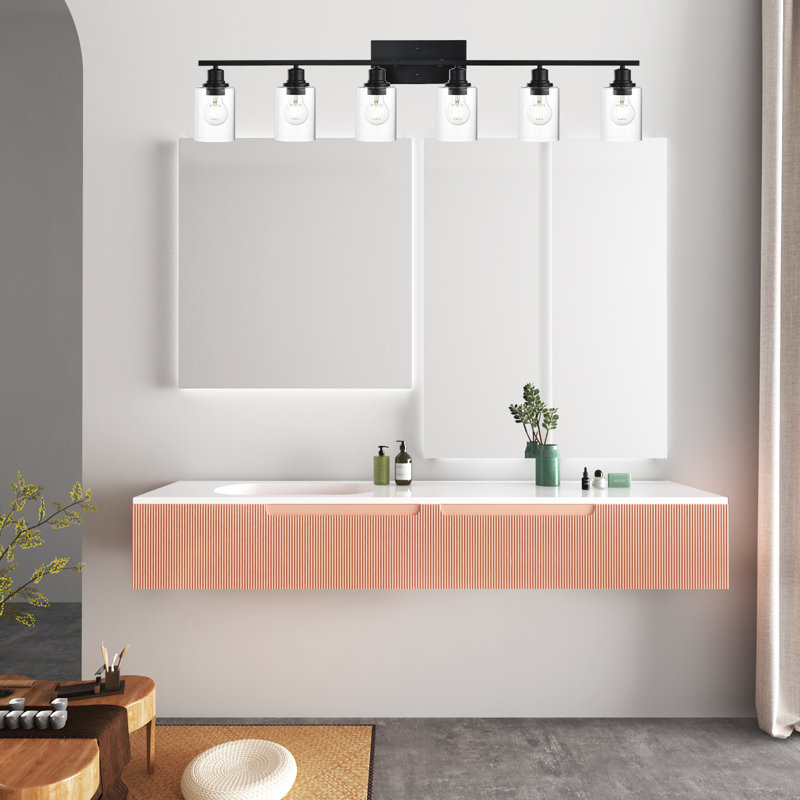 Éclairage pour meuble-lavabo à intensité variable 6 lumières Hammondsport