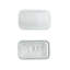 Vintage Embossed Glass Butter Dish