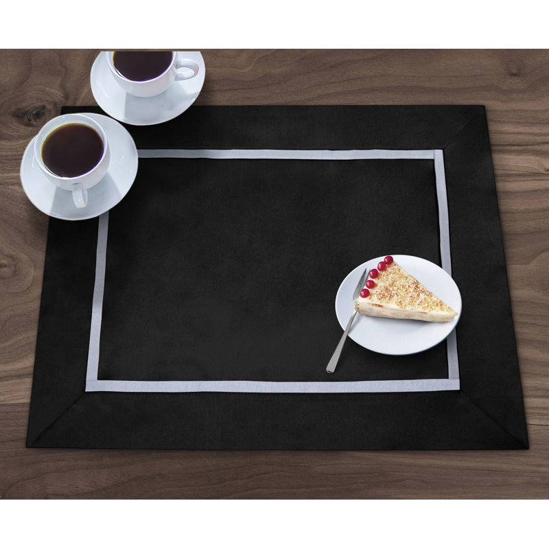 Naritaka Contemporary Dining Kensington Collection, Black, 52cm W x 130cm L