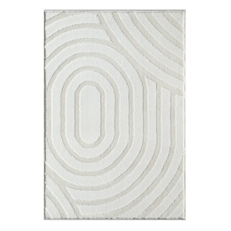 Keiandre Geometric Indoor Rug, Rectangle 2' x 3'