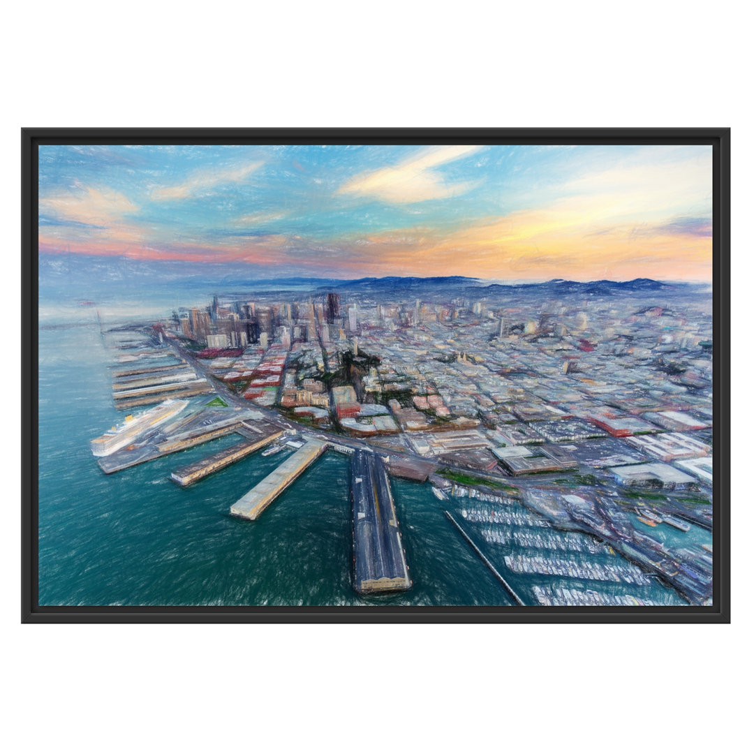 Gerahmtes Wandbild San Francisco