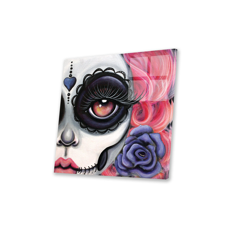Rose pour toujours, Unframed, H 24 po x l 24 po x P 0,25 po