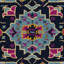 Blokzijl Oriental Tufted Wool Blue/Pink/Yellow Area Rug-33150954