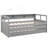 Wood Daybed With 2 Trundles, 3 Storage Cubbies, USB Charging And Free Light Design-343151042