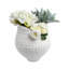 Sagebrook Home 16" Callan Large 3D Printed Porcelain Vase, Ivory-689949238