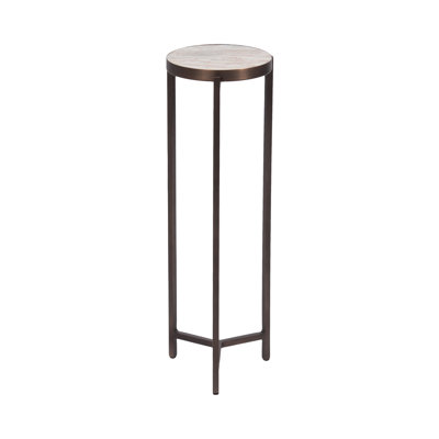 Aguilar Decorative Round Marble Drink Table