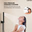  Système de douche à pression équilibrée, robinet de douche à pluie de 6 pouces avec valve brute-116781423