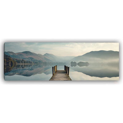 Art mural sur toile Misty Mountain Dock