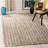 Alda Auckland Striped Handmade Gray / Natural Area Rug-1695328910