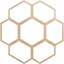 Médaillon de plafond en bois Florin-63411883-63411863