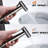 Toilet Bidet - Handheld Type Hygiene Upgrade Rust Silver Metal Bathroom Hygienic And Practical