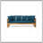 Long Beach Acacia Wood Daybed With Rustic X-Frame, Expandable Design, And Water-Resistant Cushions For Outdoor Relaxation