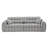 Chenille Striped Compression Sofa with 2 pillows-377285014