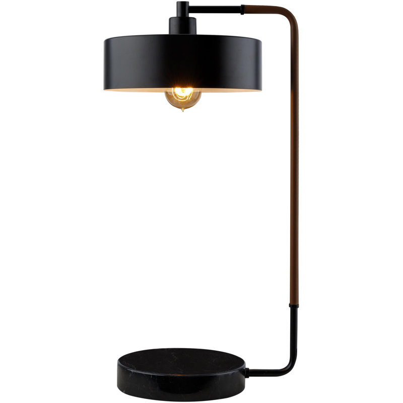 Lampe fantaisie en métal Hiltonia, Noir