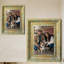 Cadre photo décoratif doré antique 1 pièce 8 po x 10 po avec changement de photo facile