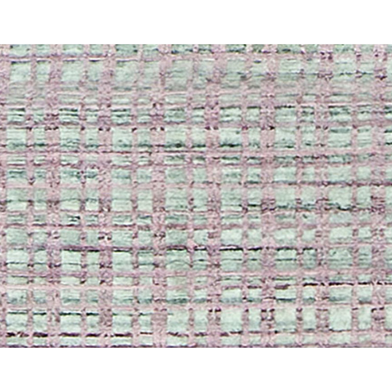 Hand Knotted Geometric Area Rug in Pink/Silver, Rectangle 6' x 9'