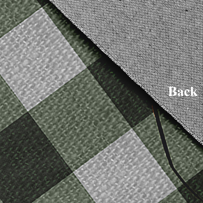 Korin Chenille Plaid Indoor Rug, Round 5'