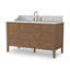Elliston Single Wide Vanity-Carrara Marble