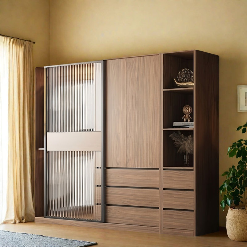 Armoire moderne, simple, pratique, élégante et élégante, H 83 po x l 79 po x P 24 po