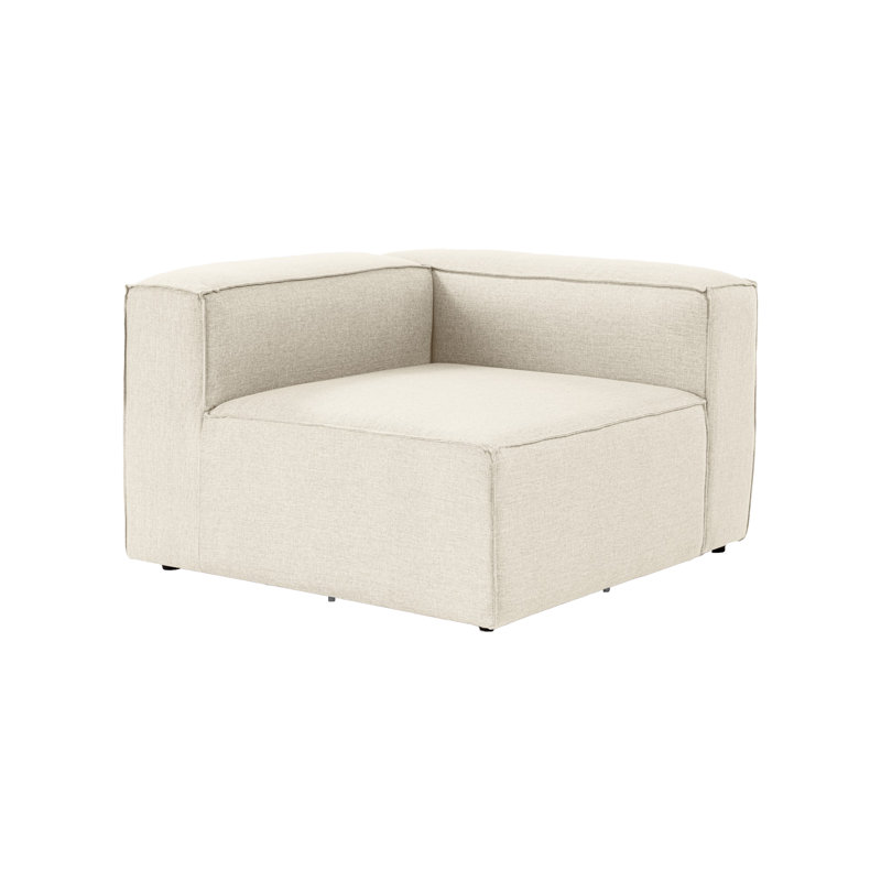Nadilyn Linen 42.13'' Reception Loveseat