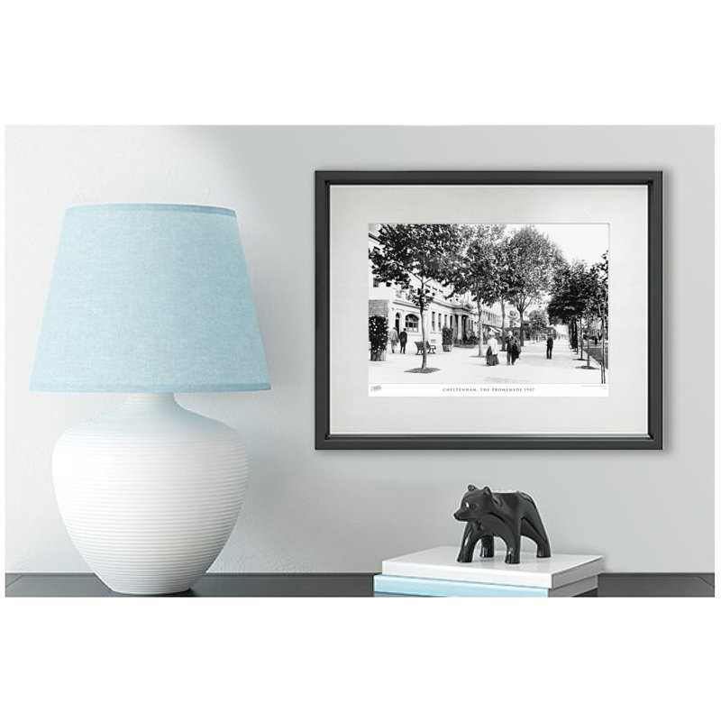 Cheltenham, The Promenade 1907 by Francis Frith - Single Picture Frame Print, 28cm H x 36cm W x 2.3cm D