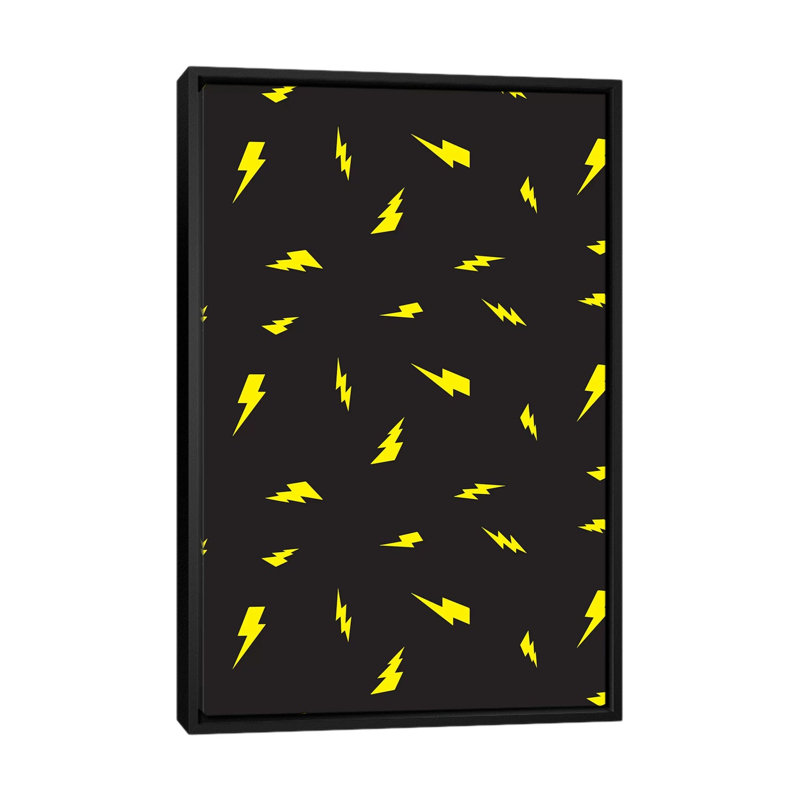 «Little Rock II» par Lisa White boutons - impression d'art graphique, H 60 po x l 40po x P 1,5 po, Toile avec cadre noir