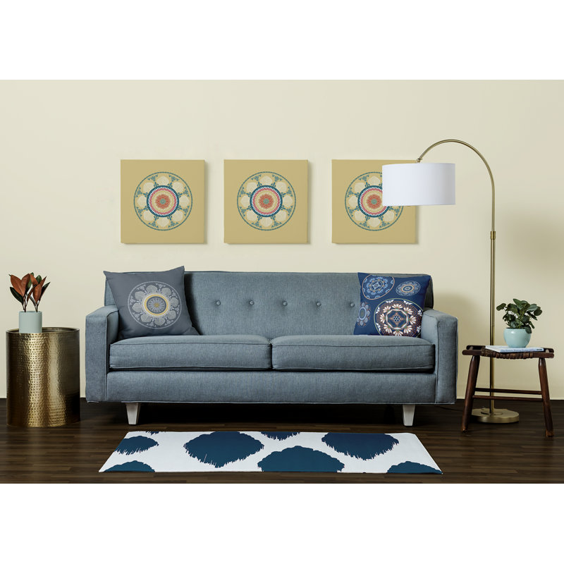 Ishani Chenille Abstract Indoor Rug, Rectangle 4' x 6'