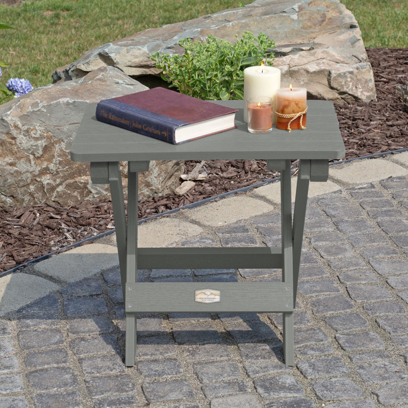 Newberg Rectangular Yes Outdoor Side Table , 20 " W 13.75 " D, Coastal Teak