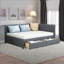 Lit de jour double rembourré (beige)-1874514911