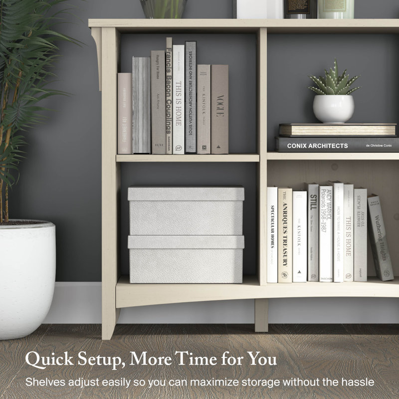 6 Cube Organizer in Antique White, Antique White