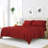 Simply Soft Brushed Microfiber Solid 6 Piece Sheet Set-24746553-24746560