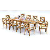 Granada Outdoor - Piece Teak Dining Set