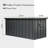 Steel Outdoor Storage Deck Box Waterproof,Large Patio Storage Bin-99011406-99011405