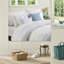 Ensemble de literie Modern Farmhouse, couette 100% coton jacquard, très grand / très grand californien
