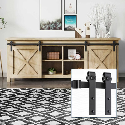 Mini armoire coulissante pour porte coulissante 6 pi 6 pi