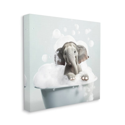 " Elephant Bubble Bath " by Lazar Studio