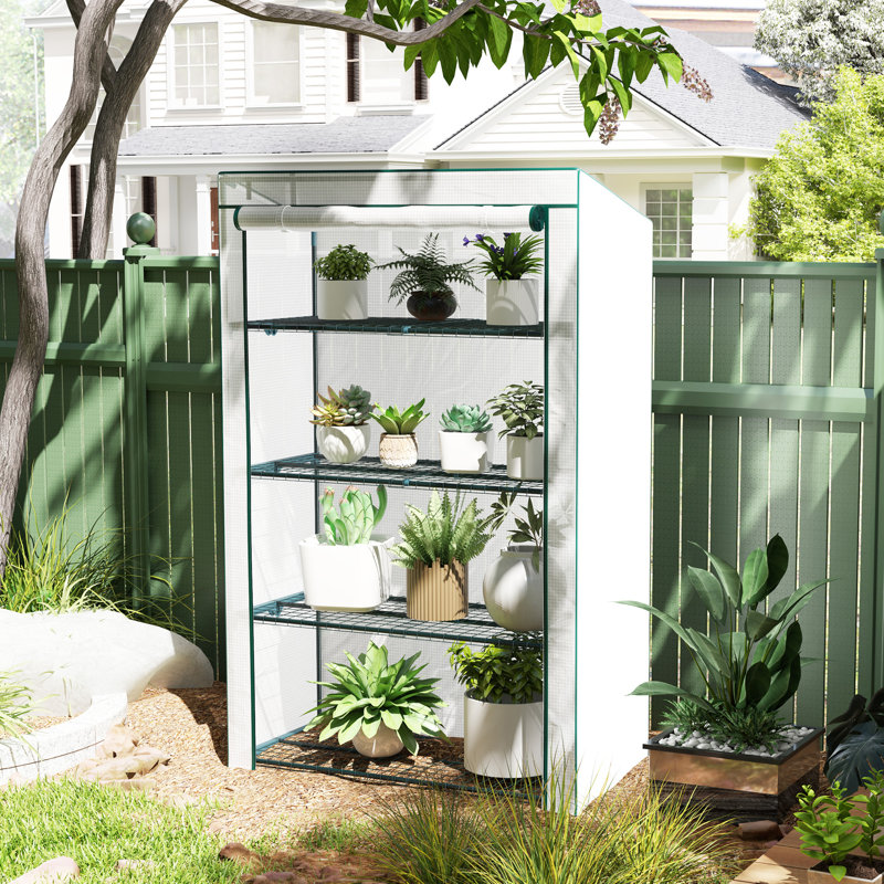 Viren Four-Tier Mini Greenhouse With UV Resistant Cover And Steel Frame