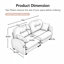Causeuse modulaire en chenille rose avec dossier capitonné et coussins décoratifs pour petits espaces de vie