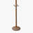 73" Tall Chrome and Wood Coat Rack-992893950
