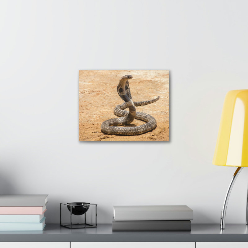 Art mural majestueux Cobra