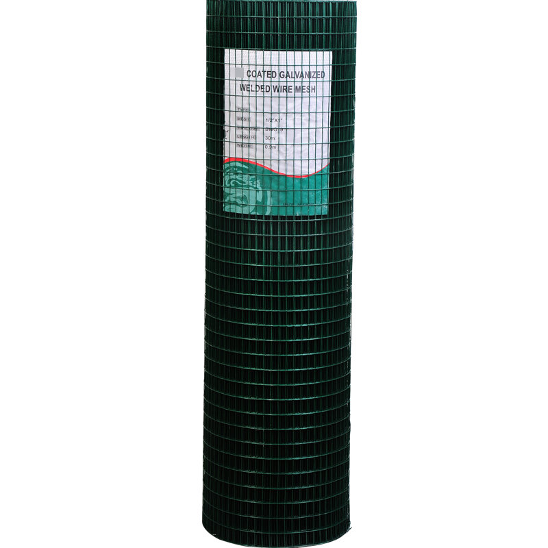 Rouleau de clôture en acier 98 pi L 35,5 po H pour volière, poulailler, lapin, jardin et protection des animaux